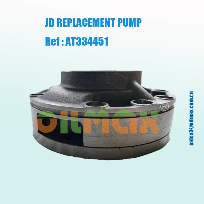 HOLDWELL Gear Pump AT334451 Compatible With John Deere 444H 444J 444K 524K 544H 544J 544K 624J